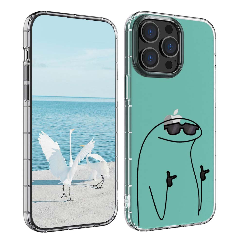 Lightweight Transparent iPhone Soft Case with Funny Emoticons | ZAKAPOP