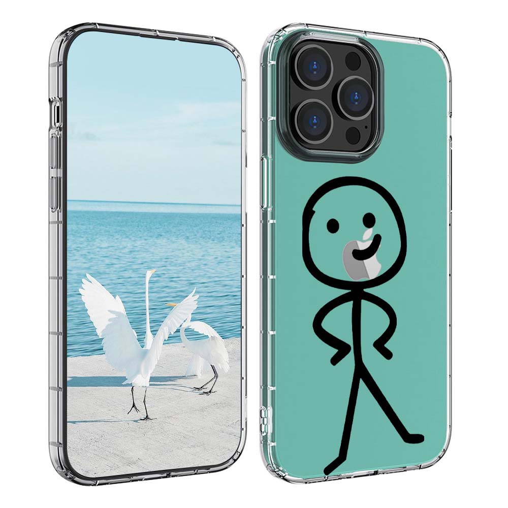 Lightweight Transparent iPhone Soft Case with Funny Emoticons | ZAKAPOP