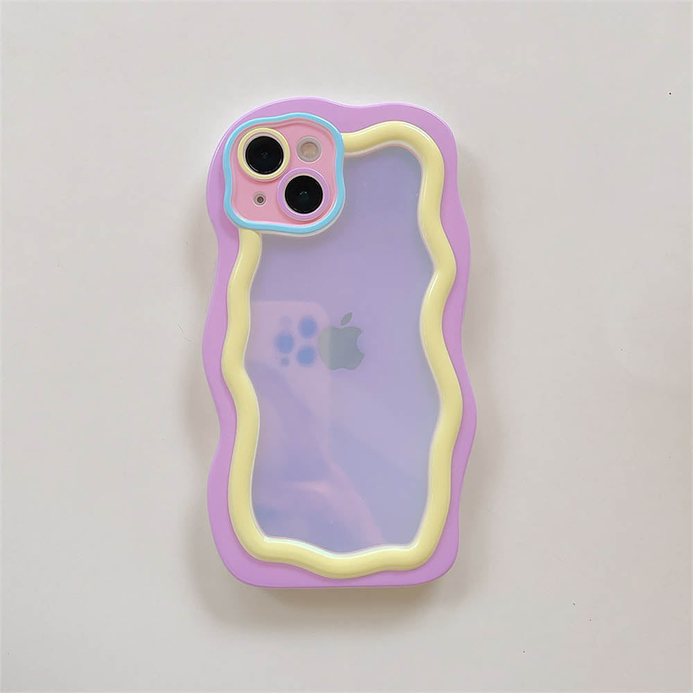 Macaron Contrasting Color Cute Simple Mobile Phone Case | ZAKAPOP