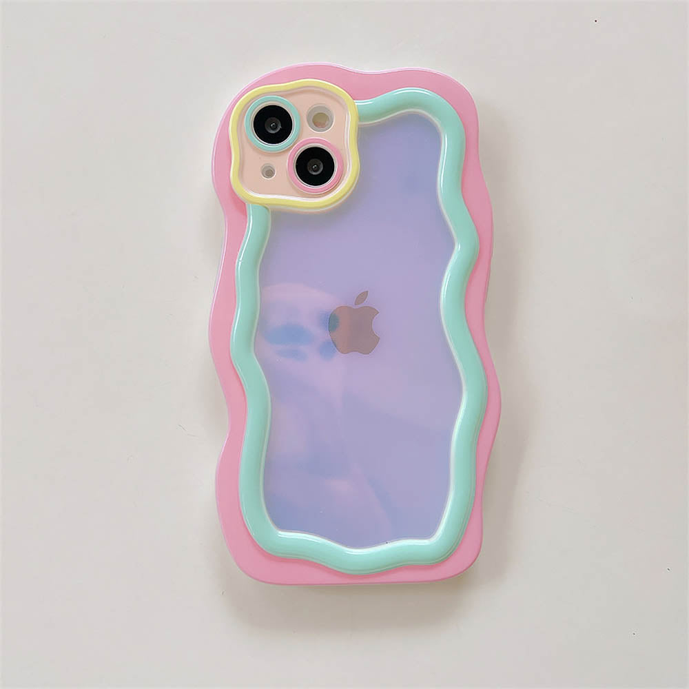 Macaron Contrasting Color Cute Simple Mobile Phone Case | ZAKAPOP