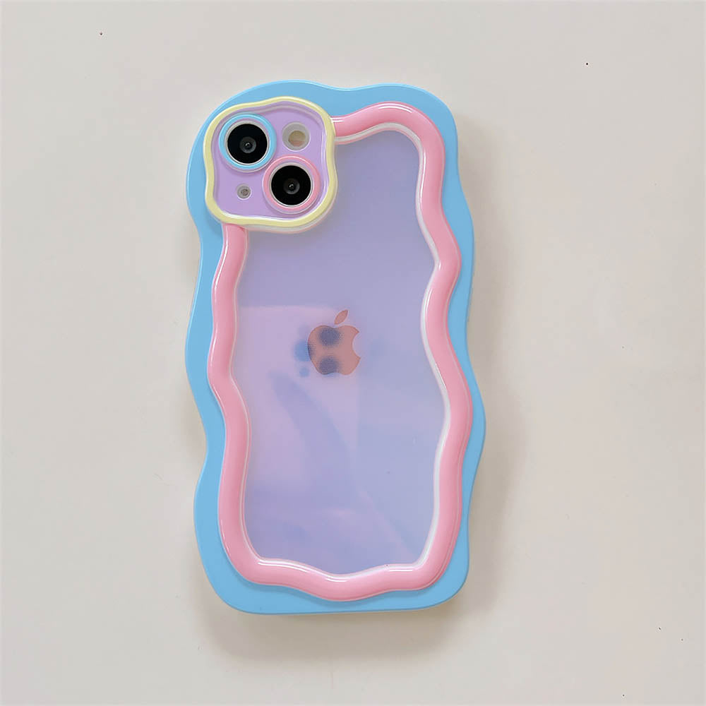 Macaron Contrasting Color Cute Simple Mobile Phone Case | ZAKAPOP