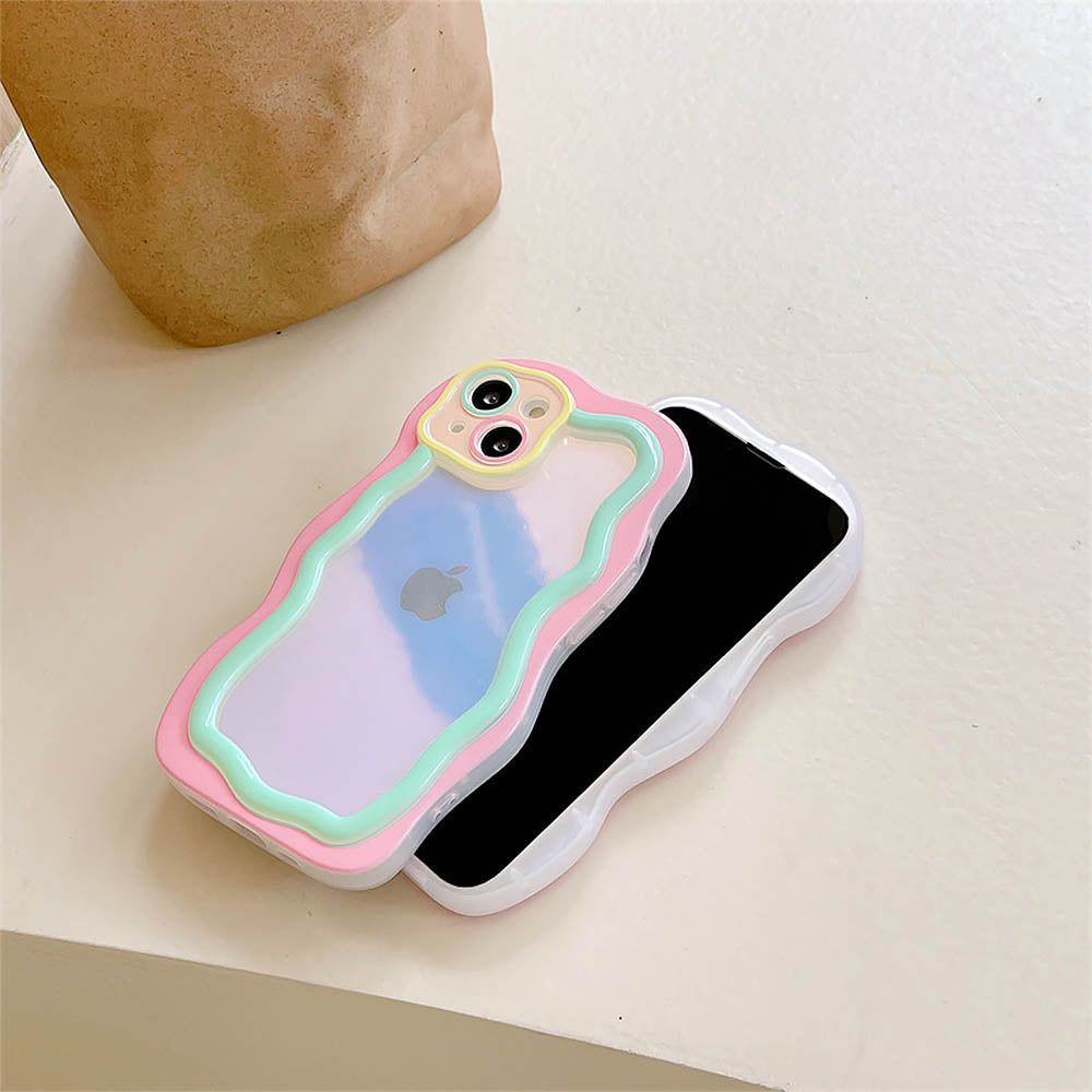 Macaron Contrasting Color Cute Simple Mobile Phone Case | ZAKAPOP