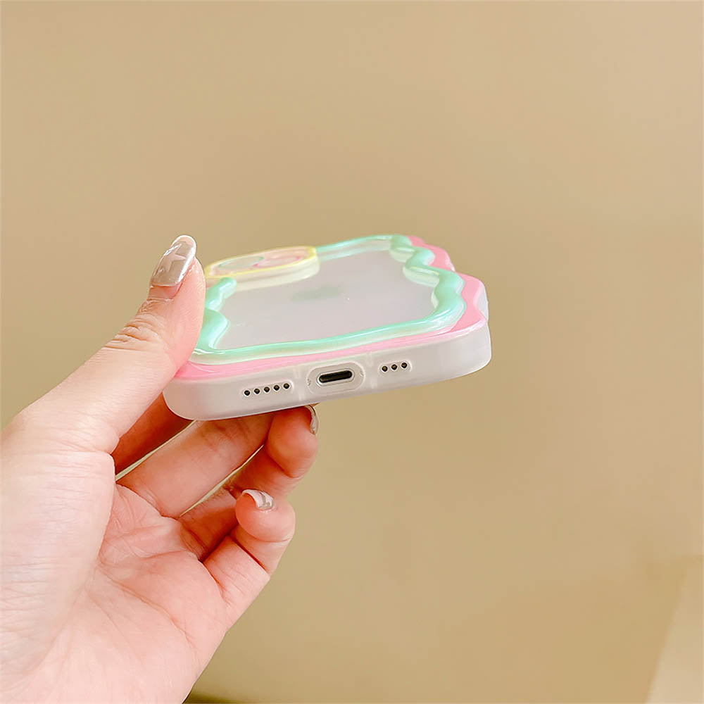 Macaron Contrasting Color Cute Simple Mobile Phone Case | ZAKAPOP