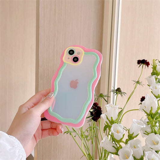 Macaron Contrasting Color Cute Simple Mobile Phone Case | ZAKAPOP