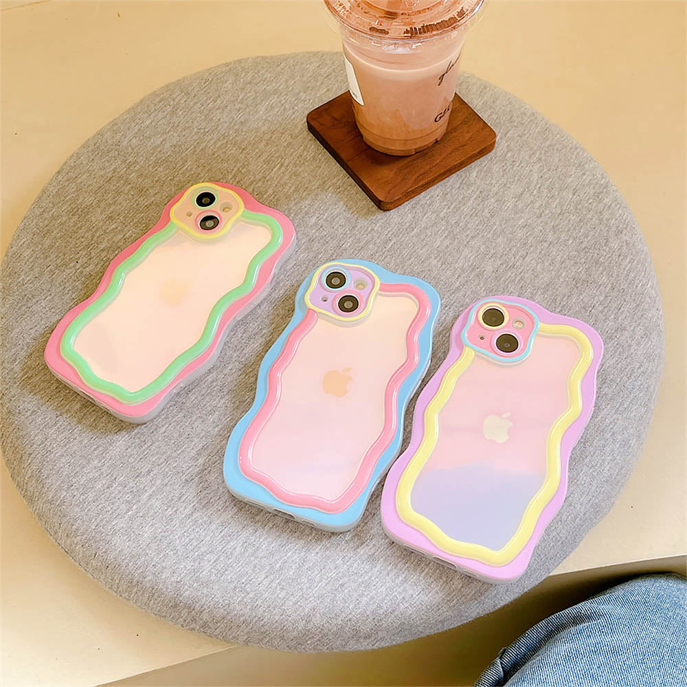 Macaron Contrasting Color Cute Simple Mobile Phone Case | ZAKAPOP