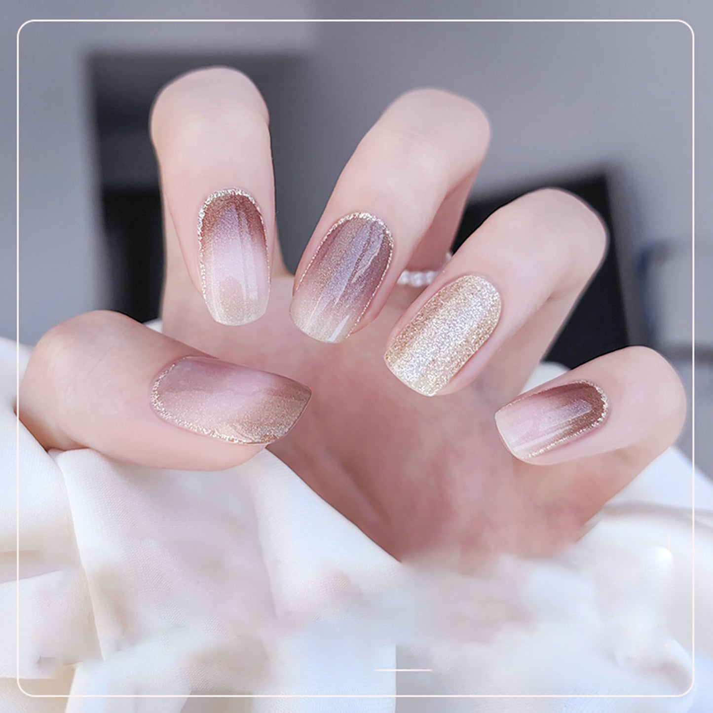 Metallic Color Nail Art Stickers | ZAKAPOP