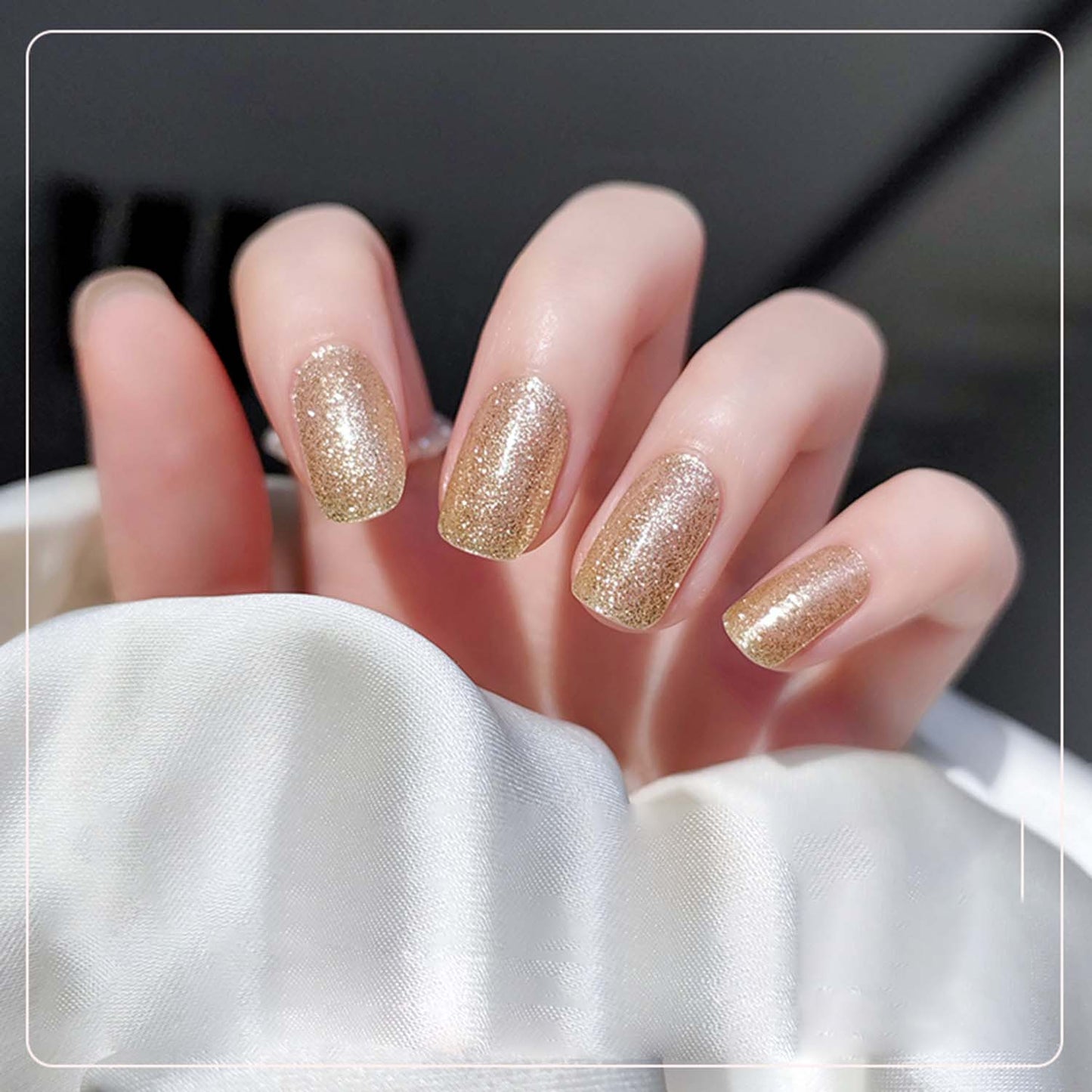 Metallic Color Nail Art Stickers | ZAKAPOP