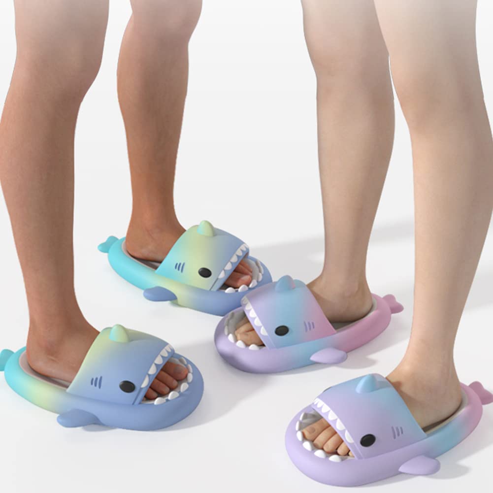 Original Three Color Gradient Shark Slippers | ZAKAPOP