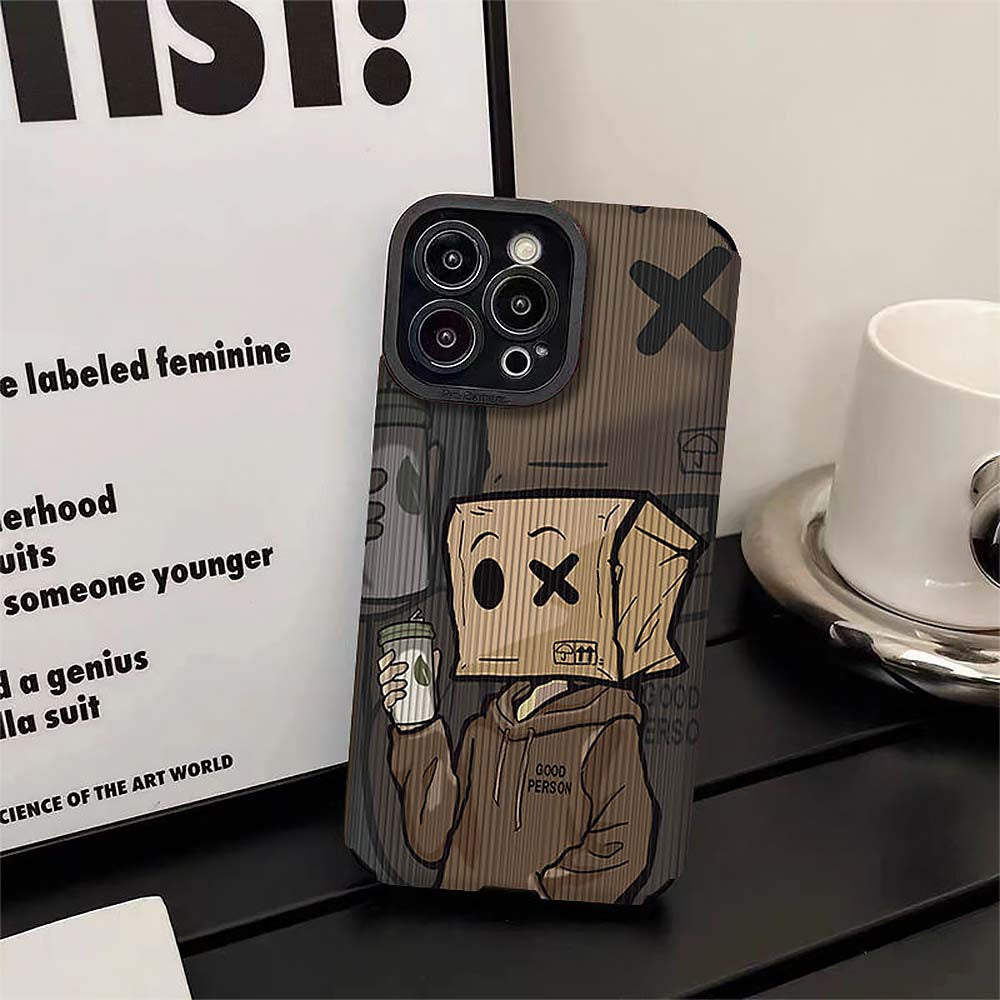 Premium Feeling Carton Man Case for iPhone | ZAKAPOP