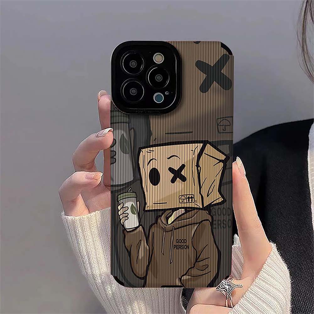 Premium Feeling Carton Man Case for iPhone | ZAKAPOP