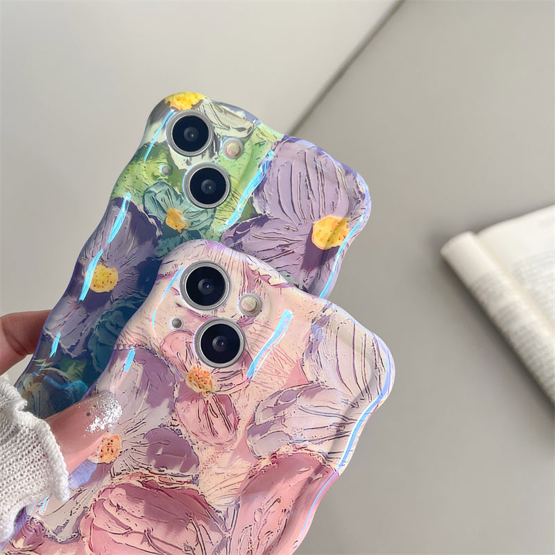 Retro Oil Painting Flower iPhone Case | ZAKAPOP