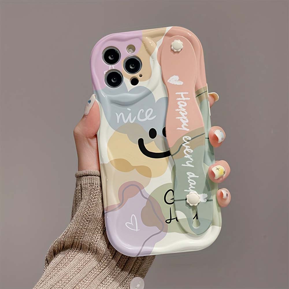 Smiley Face Print Mobile Phone Case | ZAKAPOP