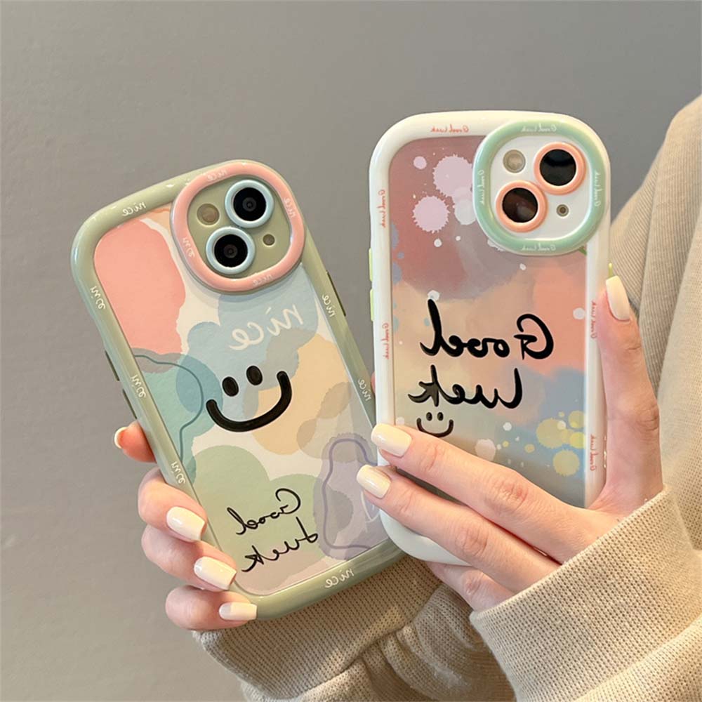 Smiley Face Print Mobile Phone Case | ZAKAPOP