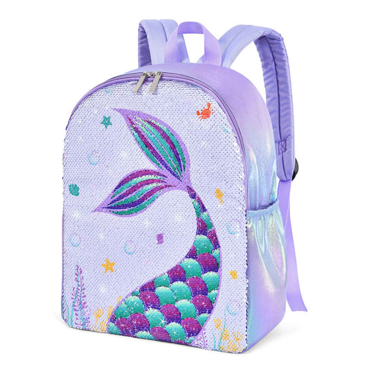 Sparkly Girls Mermaid School Backpack | Mermaid Gift