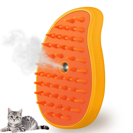 Steamy Pet Brush for Dogs&Cats, Steaming for Grooming | ZAKAPOP