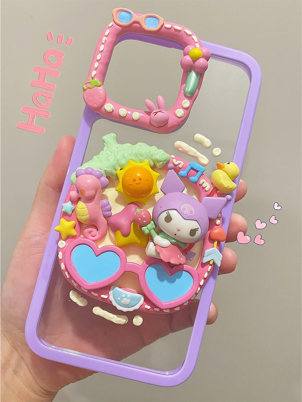 Sweet Coastal Breeze Strawberry Anime Decoden Phone Case | ZAKAPOP