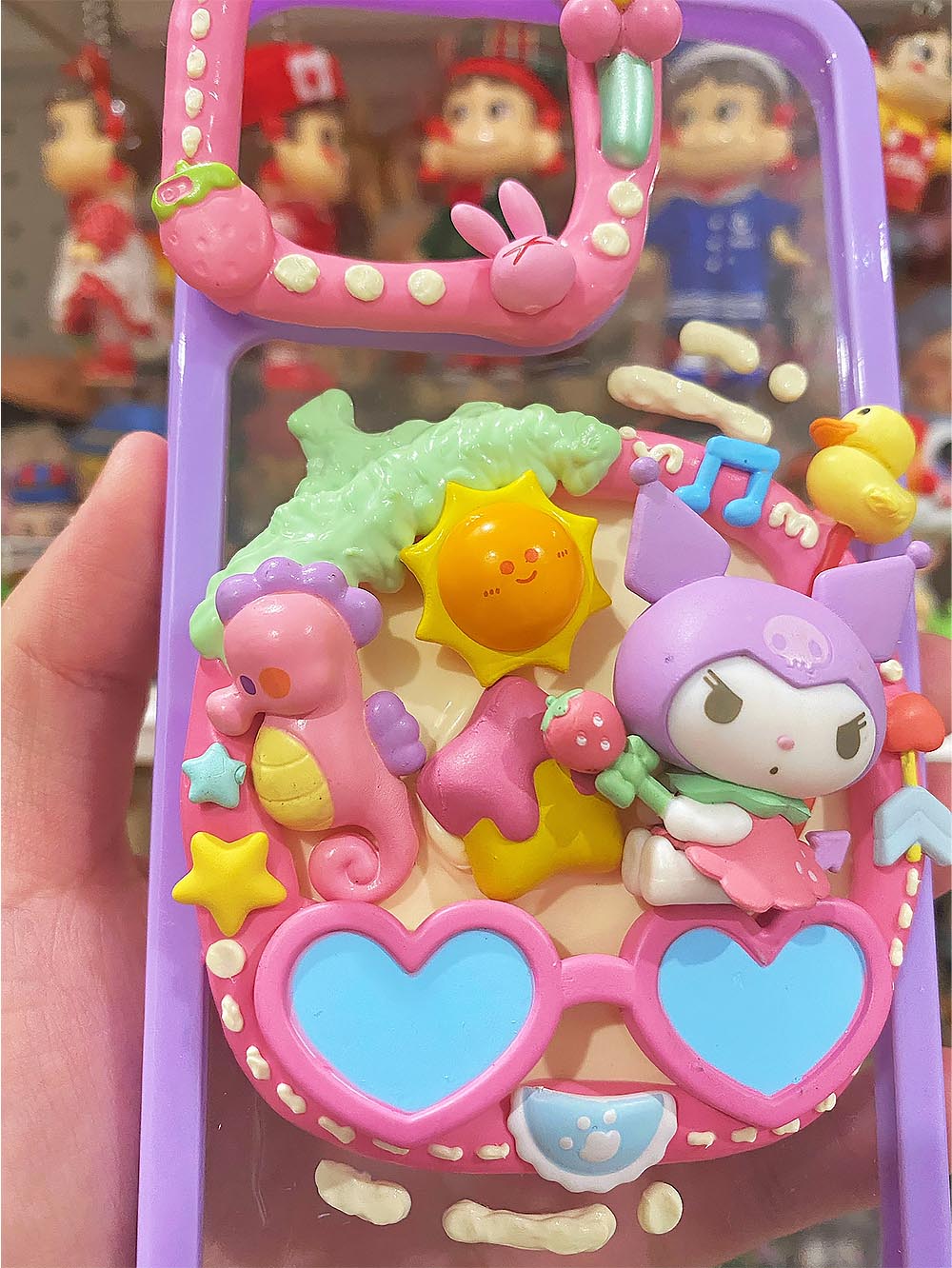 Sweet Coastal Breeze Strawberry Anime Decoden Phone Case | ZAKAPOP