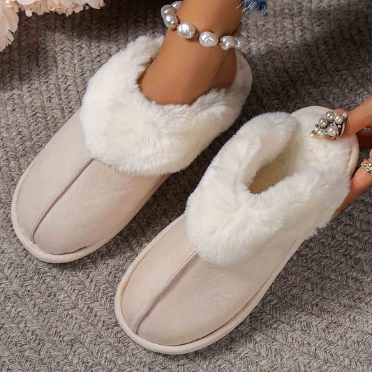 Unisex Indoor Warm Plush Winter Home Slippers | ZAKAPOP