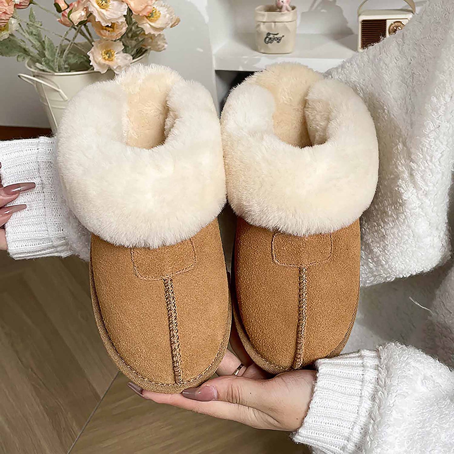 Women's Fashion Sheepskin Fur-Integrated Winter Snow Boots | ZAKAPOP