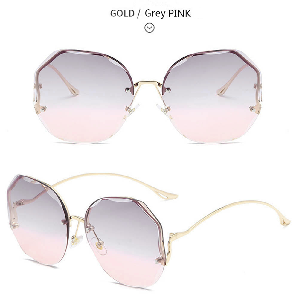 Women's Stylish Vintage Oversized Square Gradient Sunglasses | ZAKAPOP