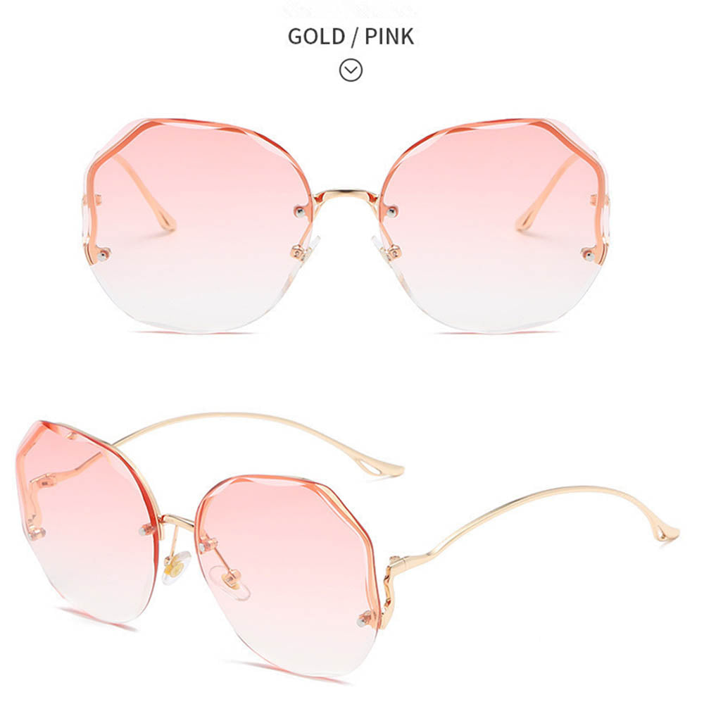 Women's Stylish Vintage Oversized Square Gradient Sunglasses | ZAKAPOP