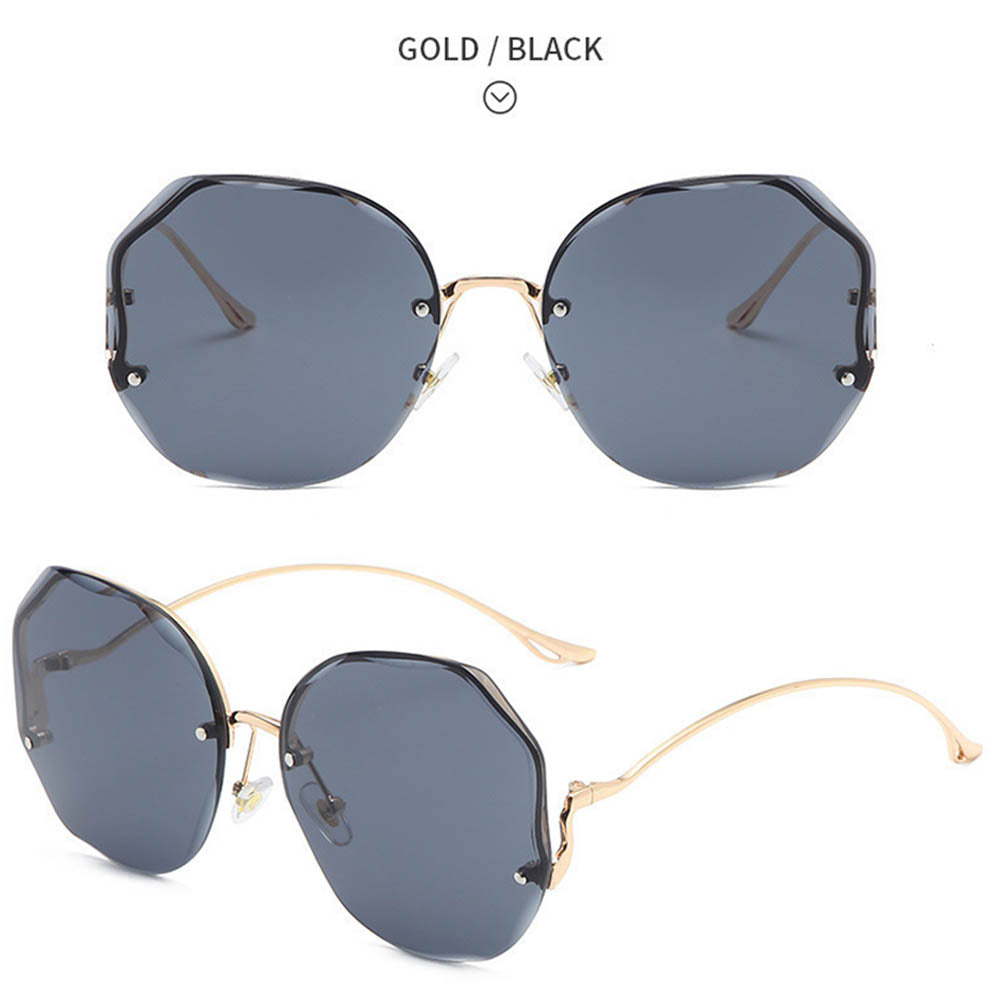 Women's Stylish Vintage Oversized Square Gradient Sunglasses | ZAKAPOP