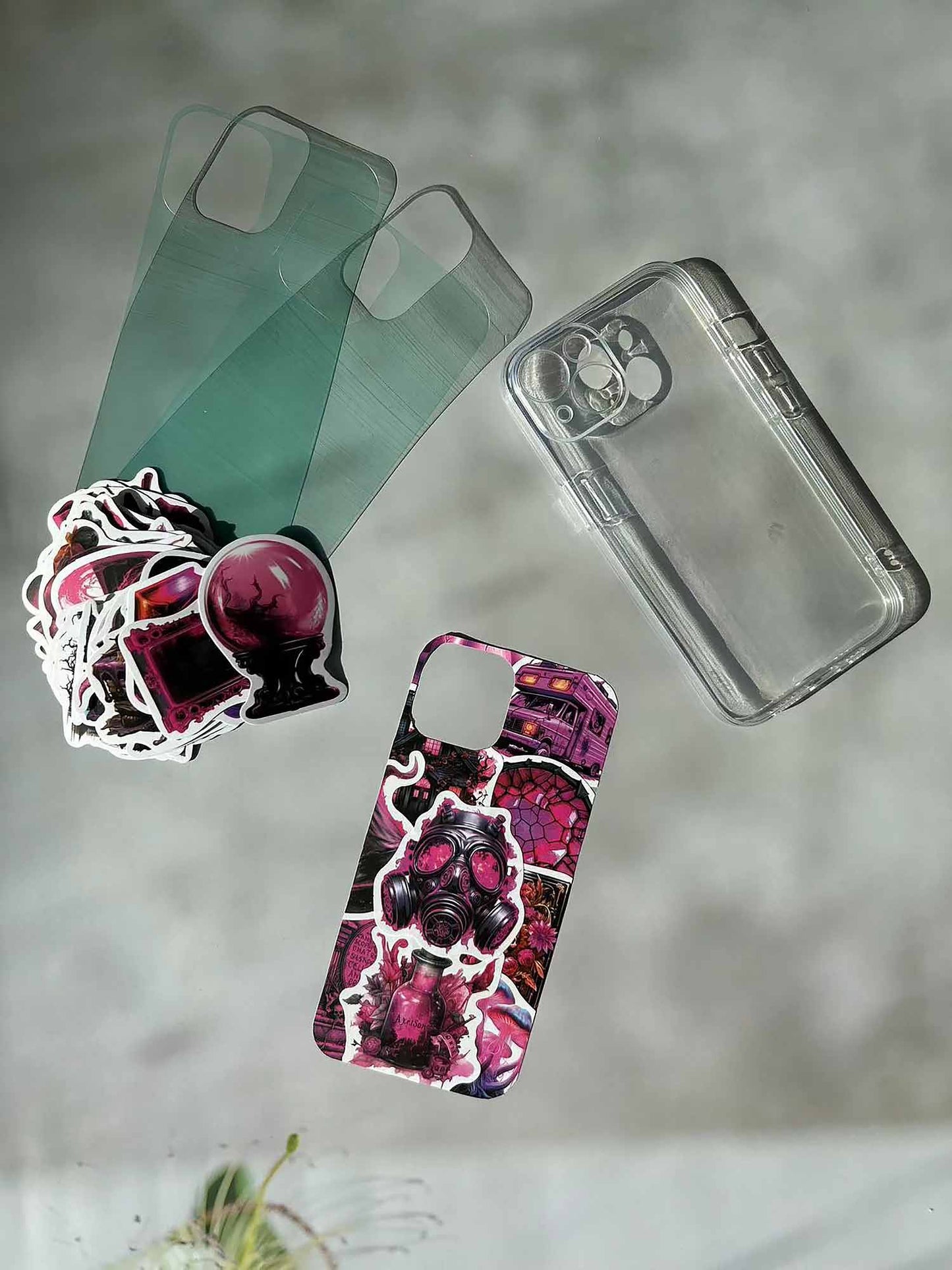 ZAKAPOP's Horror Gothic Sticker DIY Phone Case