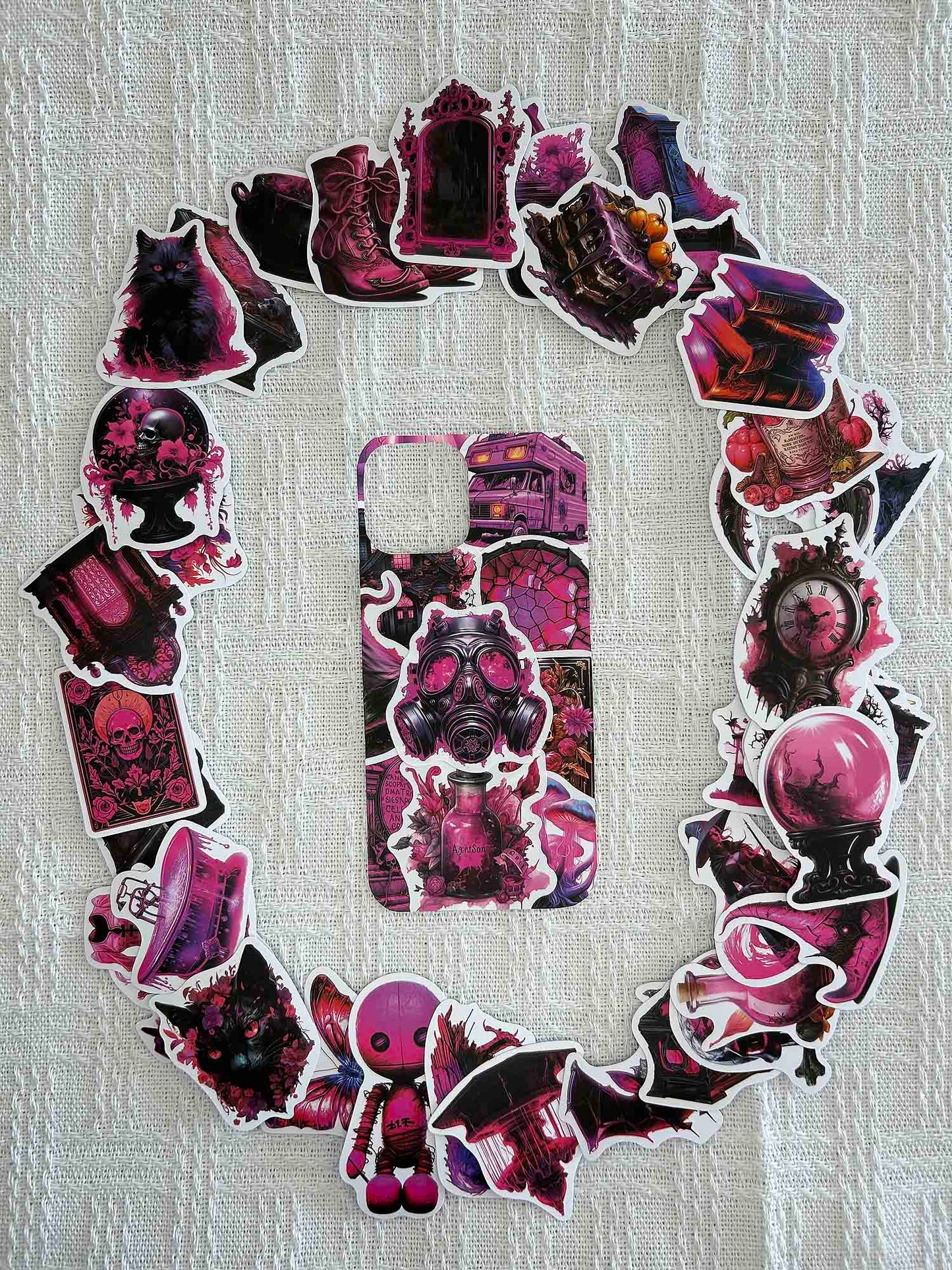 ZAKAPOP's Horror Gothic Sticker DIY Phone Case