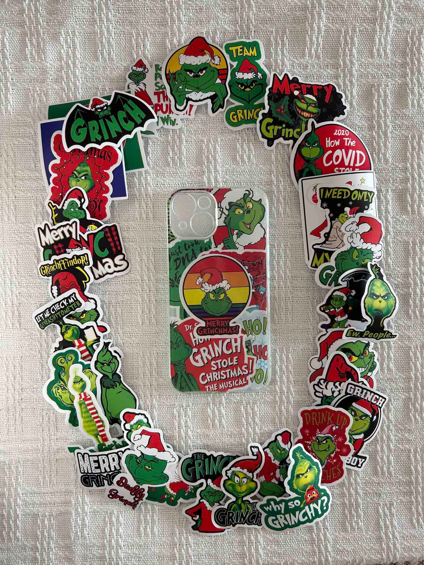 ZAKAPOP's Marry Grinchmas DIY Sticker Phone Case