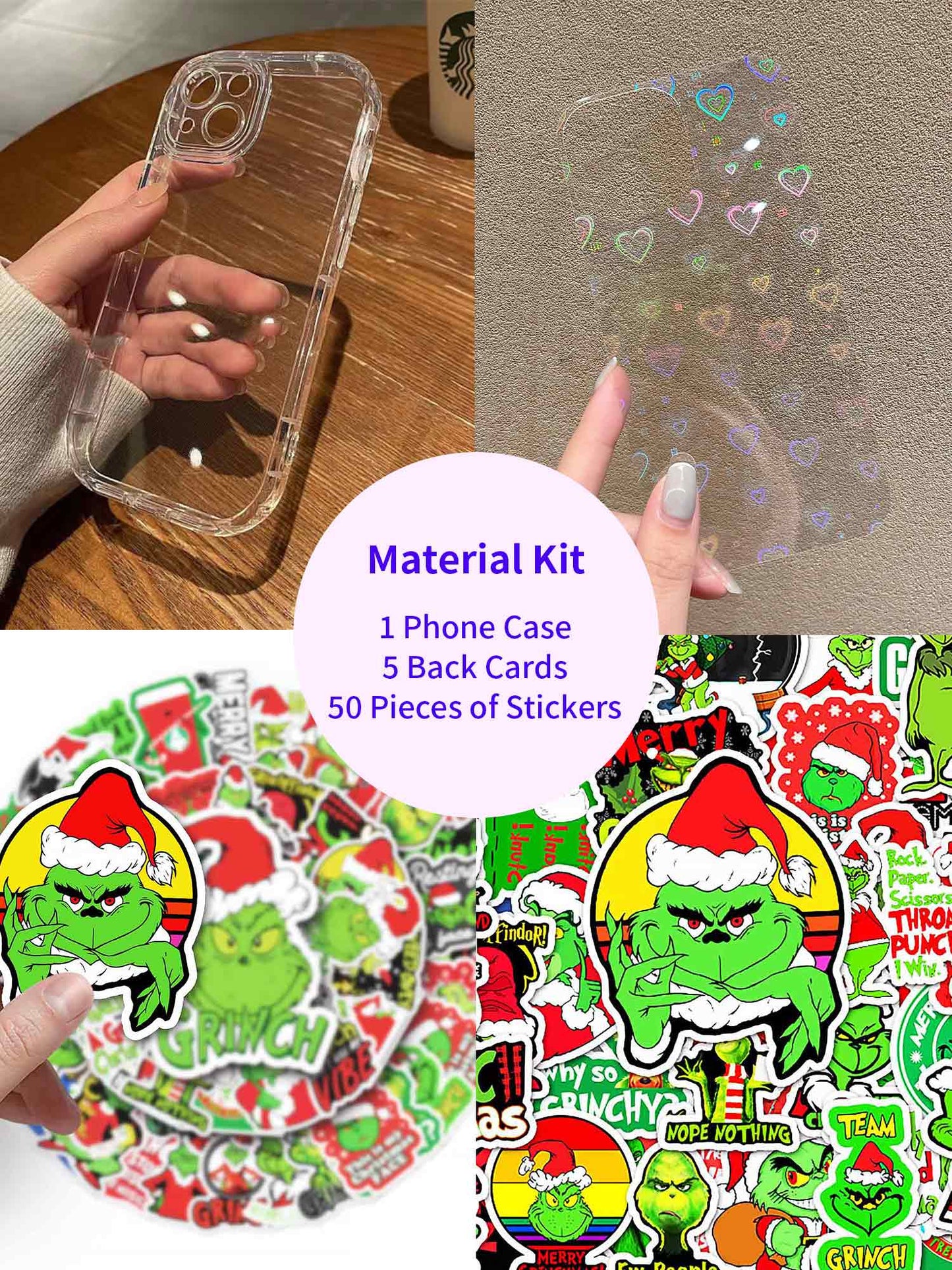 ZAKAPOP's Marry Grinchmas DIY Sticker Phone Case