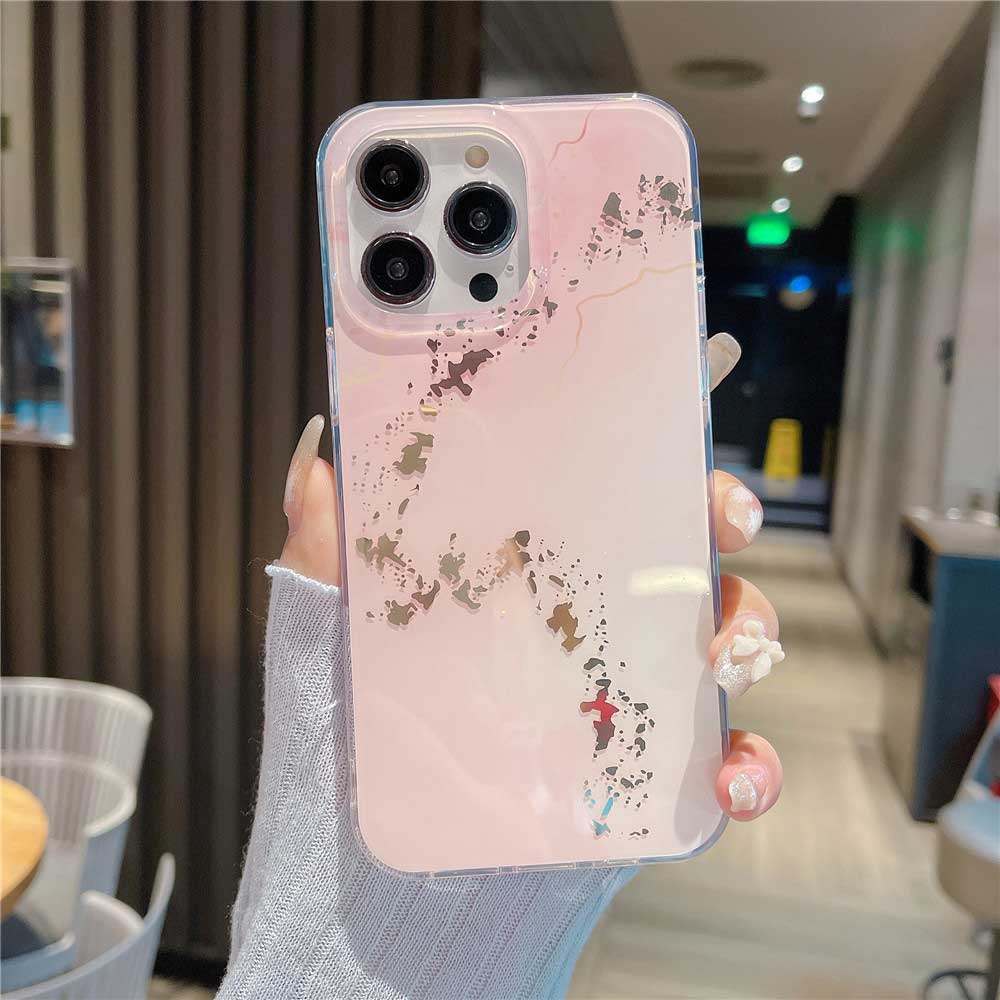Colored Marble Painting Cute Funda Case for iPhone | ZAKAPOP
