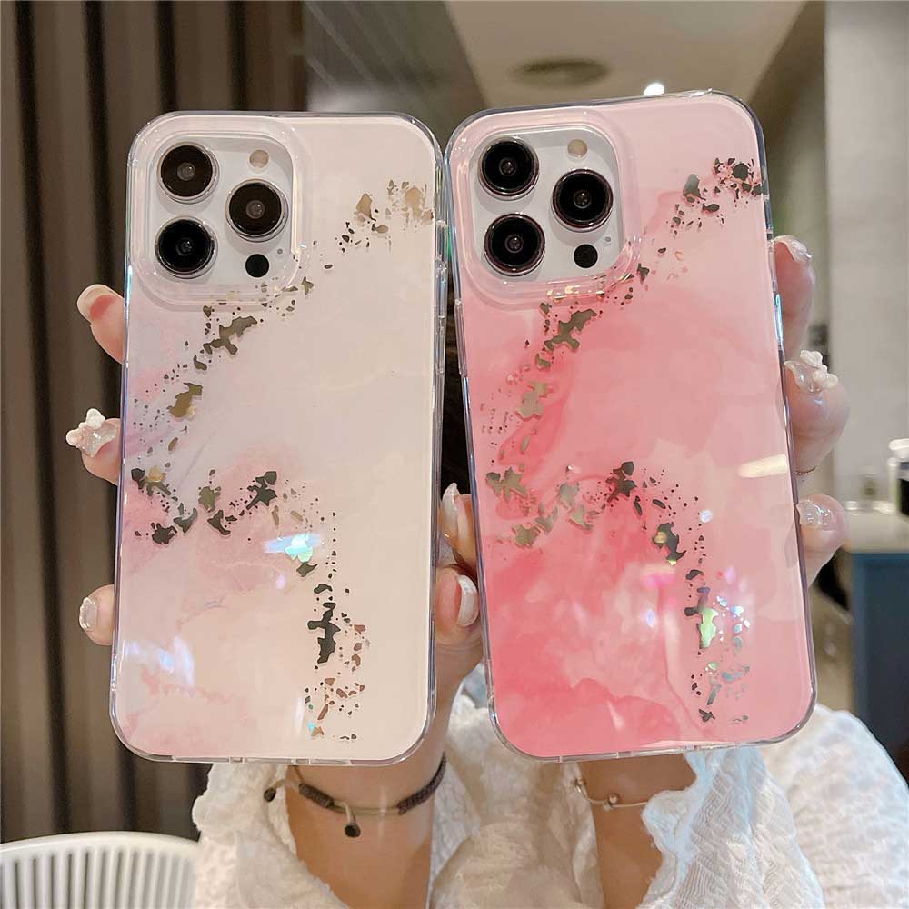 Colored Marble Painting Cute Funda Case for iPhone | ZAKAPOP