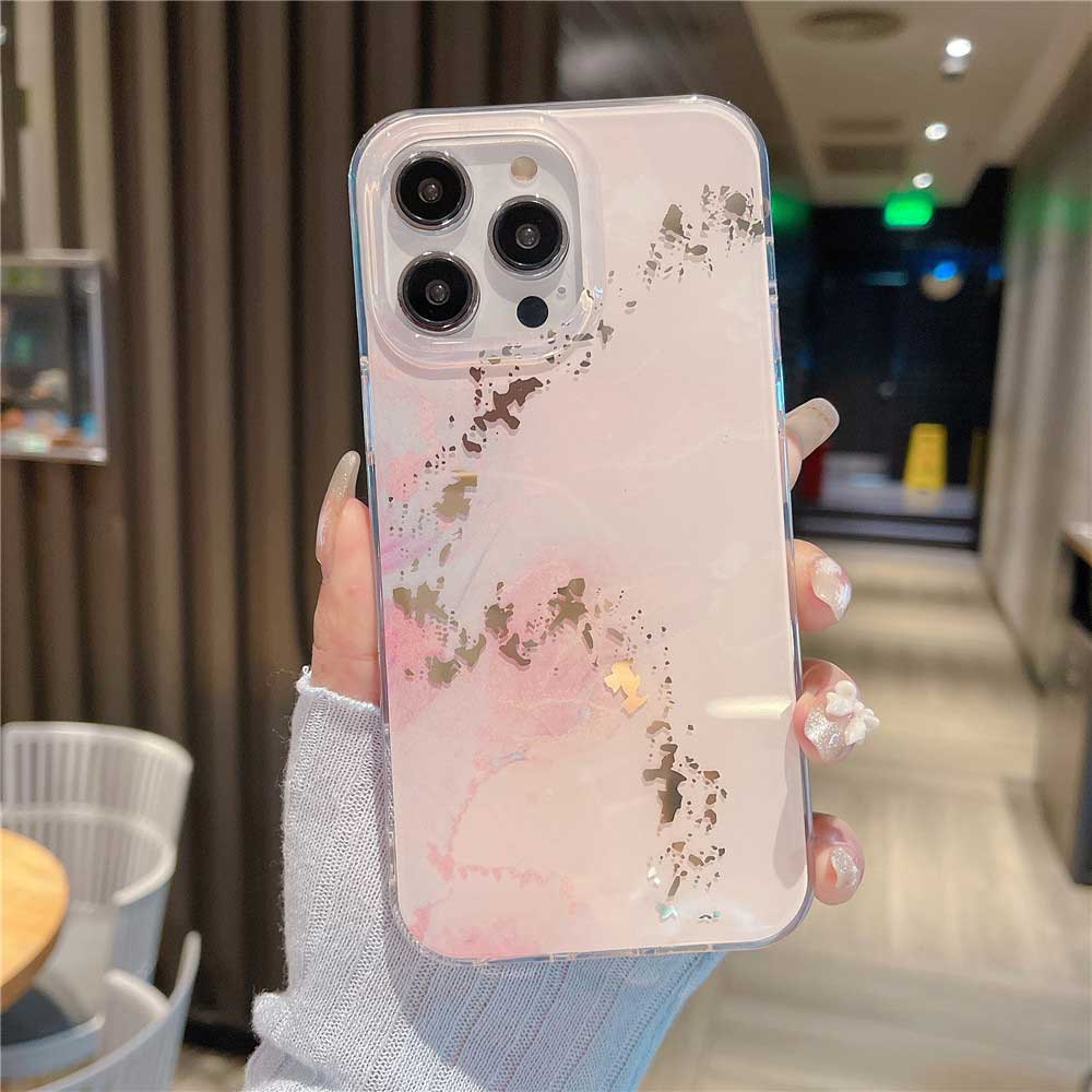 Colored Marble Painting Cute Funda Case for iPhone | ZAKAPOP