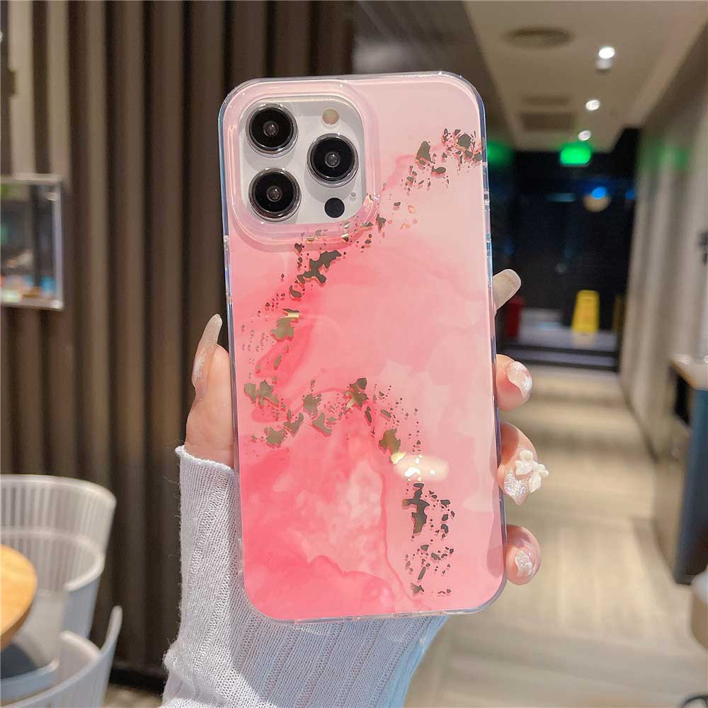 Colored Marble Painting Cute Funda Case for iPhone | ZAKAPOP