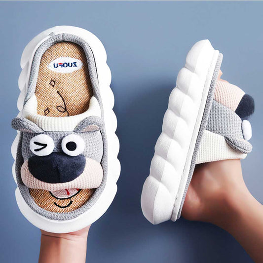 Cute Cartoon Thick Sole Animals Slippers | ZAKAPOP