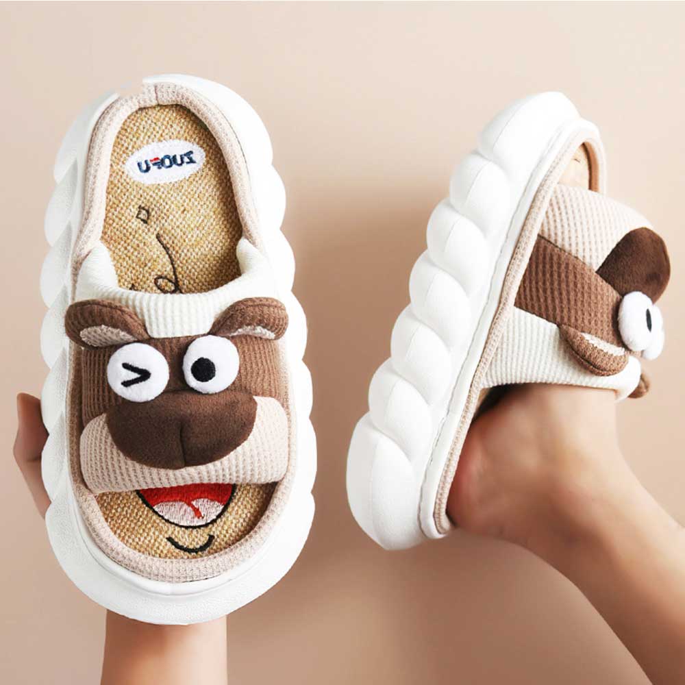 Cute Cartoon Thick Sole Animals Slippers | ZAKAPOP