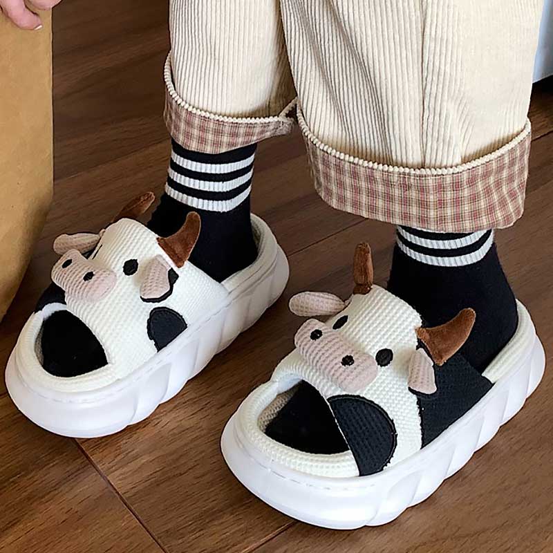 Cute Cartoon Thick Sole Animals Slippers | ZAKAPOP