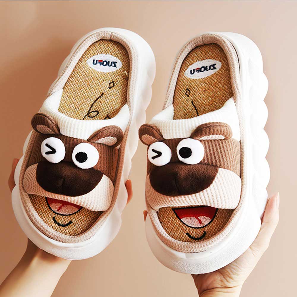 Cute Cartoon Thick Sole Animals Slippers | ZAKAPOP