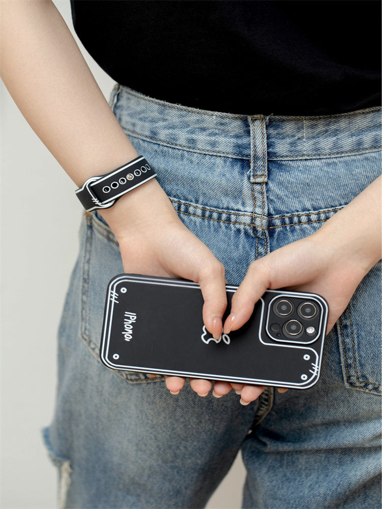 Comics Graffiti Case+Strap For Apple Watch Band Cute Soft Silicone Bracelet  | ZAKAPOP