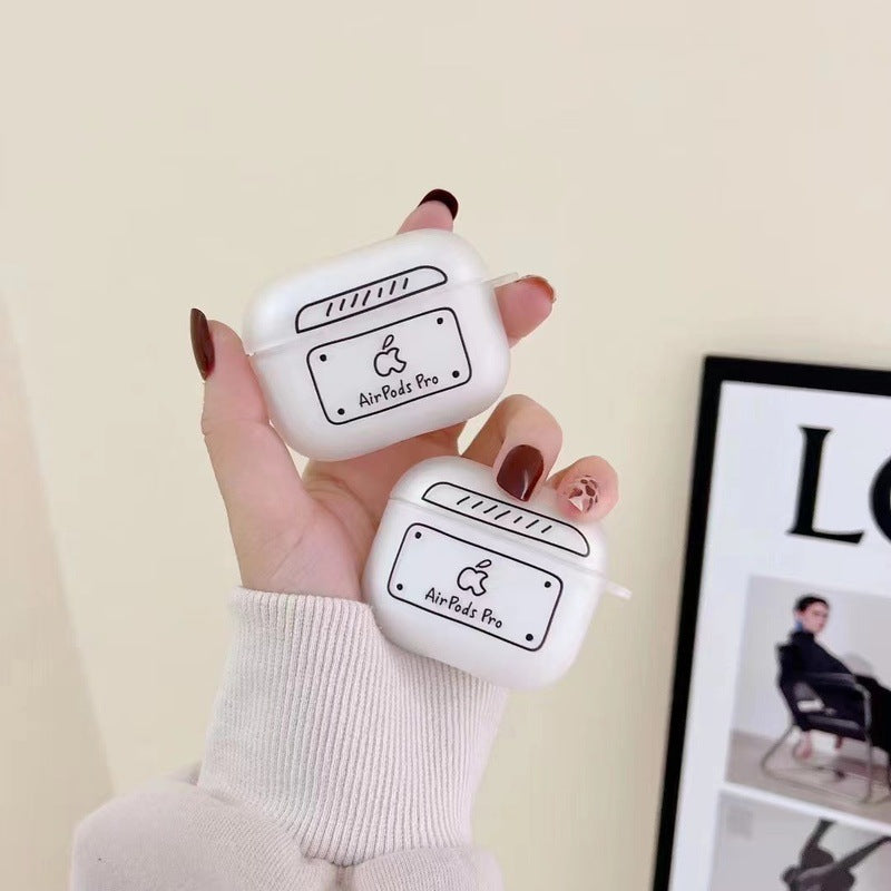 Simple Cute Case For AirPods with Keychain | ZAKAPOP