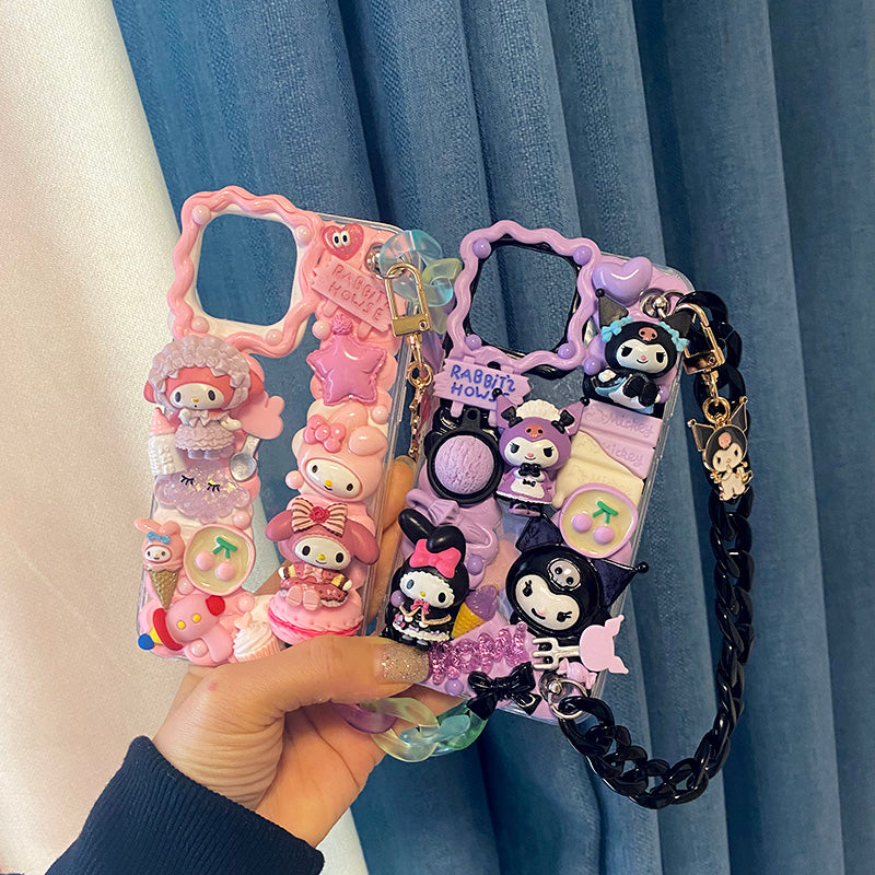 Handmade Cute Rabbit Character Cream Phone Case | ZAKAPOP