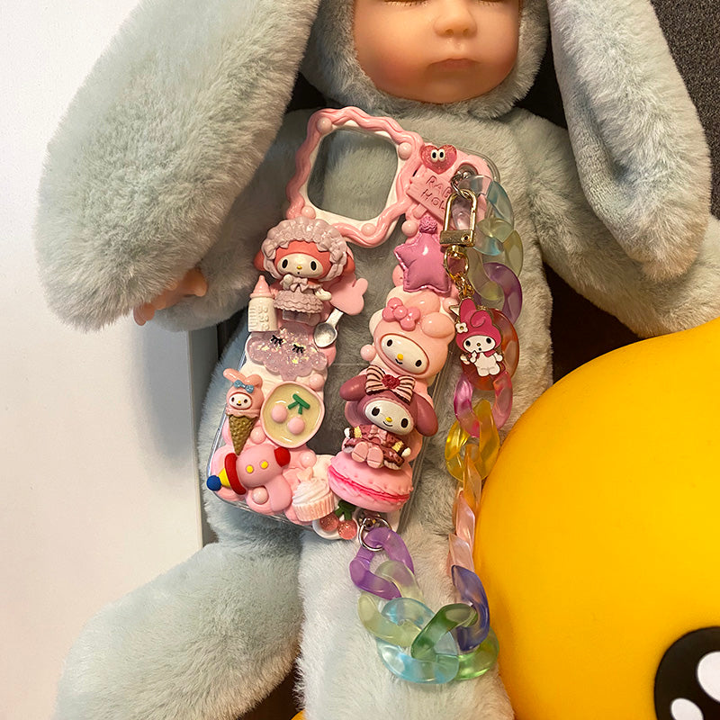 Handmade Cute Rabbit Character Cream Phone Case | ZAKAPOP