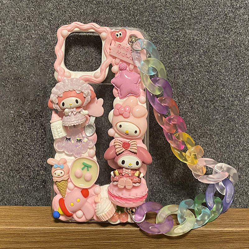 Handmade Cute Rabbit Character Cream Phone Case | ZAKAPOP