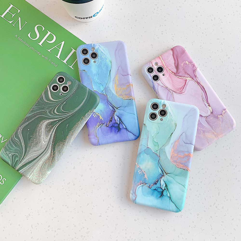 Luxury Marble Transparent Phone Case For iPhone | ZAKAPOP