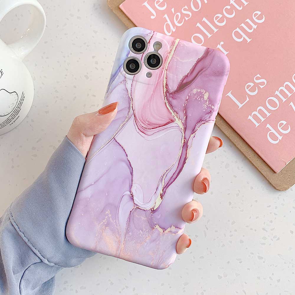 Luxury Marble Transparent Phone Case For iPhone | ZAKAPOP