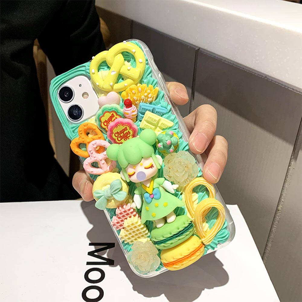Handmade Nancy Miniature Food Cream Phone Case (Customizable) | ZAKAPOP