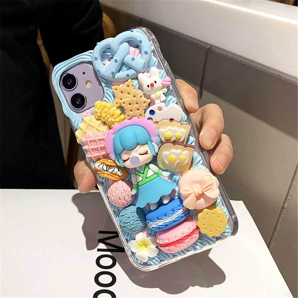 Handmade Nancy Miniature Food Cream Phone Case (Customizable) | ZAKAPOP