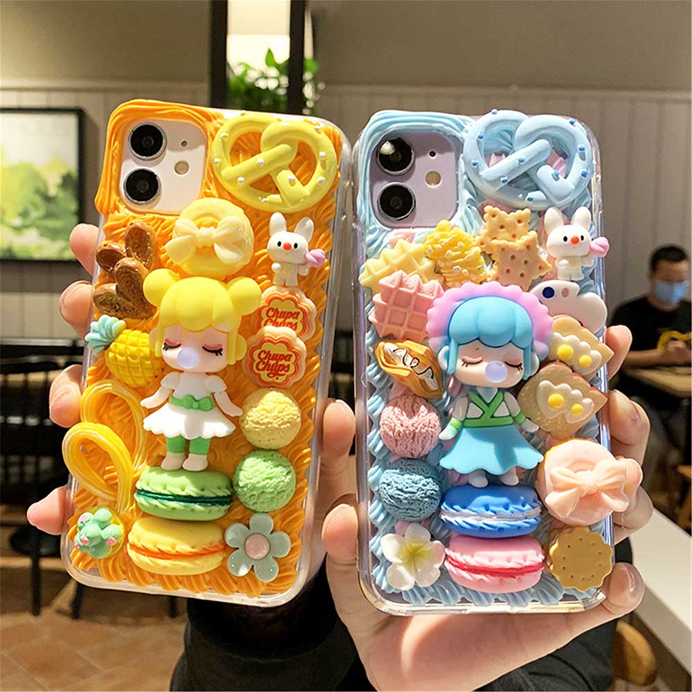 Handmade Nancy Miniature Food Cream Phone Case (Customizable) | ZAKAPOP