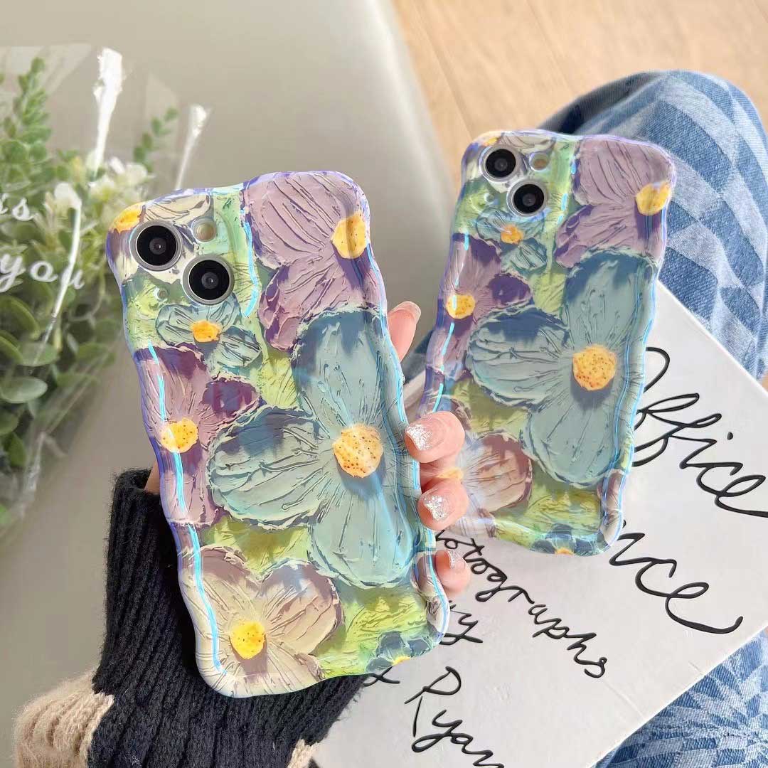 Retro Oil Painting Flower iPhone Case | ZAKAPOP